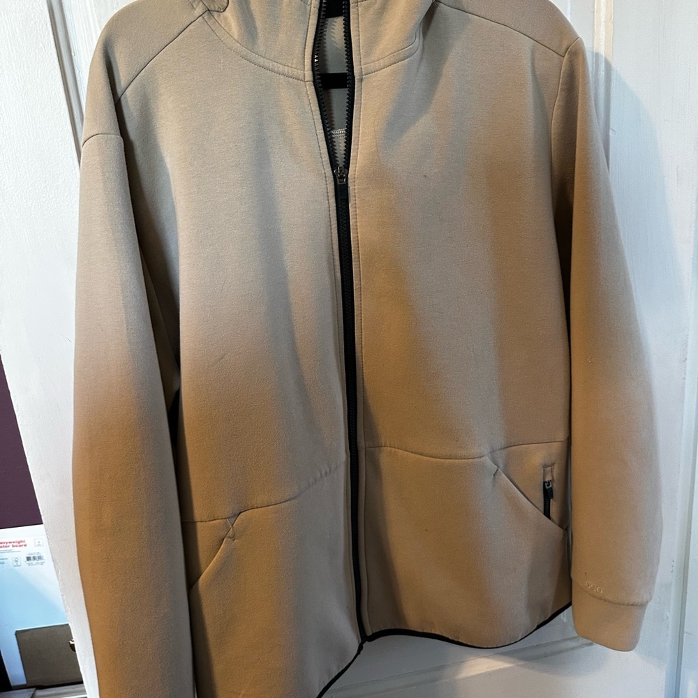 Tan DSG Zip-Up Hoodie